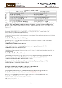 Conference Program