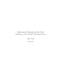 Technological Principles and the Policy Challenges of the Global Positioning System