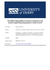 The D2N2 Employability Framework ...19