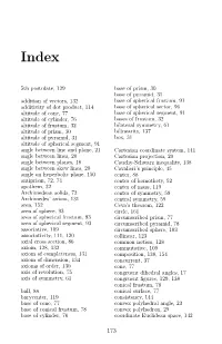 5Th Postulate, 129 Addition of Vectors, 132 Additivity of Dot Product, 114