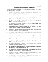 Annex B Links Between Previously Announced and New Cases