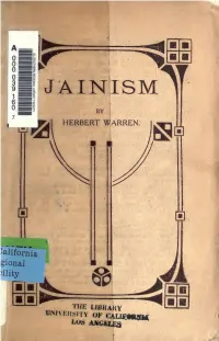 Jainism in Western Garb, As a Solution to Life's Great Problems;