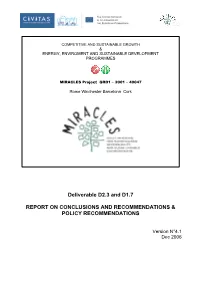 Report on Conclusions and Recommendations & Policy