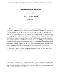Digital Disruption in Banking