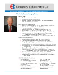 John M. Mackenzie, Managing Partner