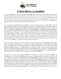 A Short History of Amabhele