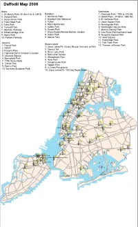 Daffodil Map 2006