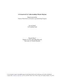 A Framework for Understanding Climate Regions
