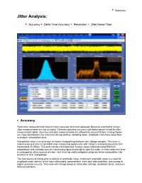 Jitter Analysis