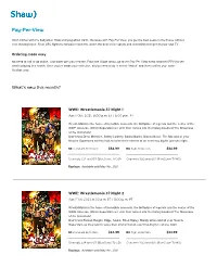 Pay-Per-View