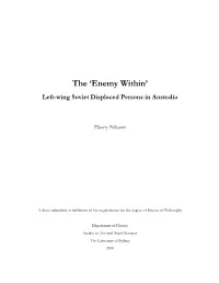 The 'Enemy Within'