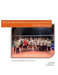 2016 Volleyball Report Jun29wed 2016