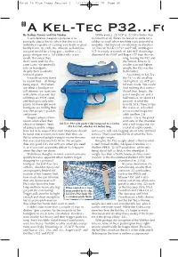 A Kel-Tec P32…For Self De