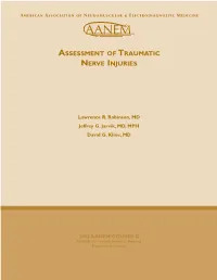 Assessment of Traumatic Nerve Injuries