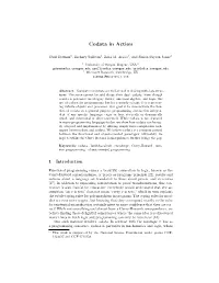 Codata in Action