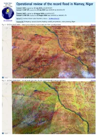 Operational Review of the Record Flood in Niamey, Niger