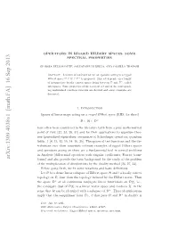 Operators in Rigged Hilbert Spaces: Some Spectral Properties