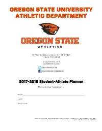 Oregon State University Athletic Department