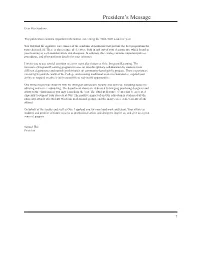 President's Message