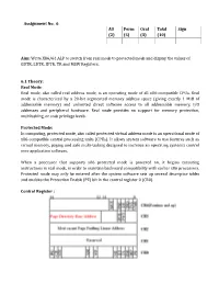 Assignment No. 6 Aim: Write X86/64 ALP To
