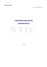 L'audiovisuel & L'impact Des TIC. La Situation En Grèce