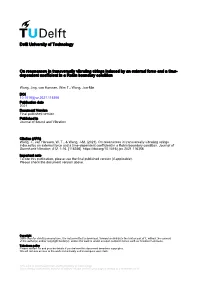 On Resonances in Transversally Vibrating Strings Induced by an External Force and a Time- Dependent Coefficient in a Robin Boundary Condition