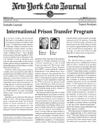 International Prison Transfer Program