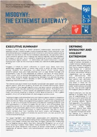 Misogyny: the Extremist Gateway?