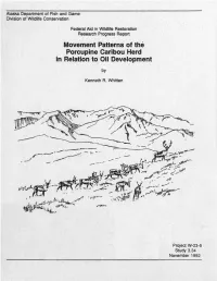 Movement Patterns of the Porcupine Caribou Herd in Relation to Oil Development