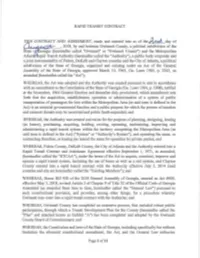 Rapid Transit Contract T Is Contract