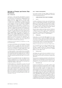 Schedule of Product and Service Risk Disclosures Is for Use by 1
