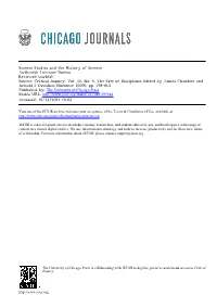 Science Studies and the History of Science Author(S): Lorraine Daston Reviewed Work(S): Source: Critical Inquiry, Vol