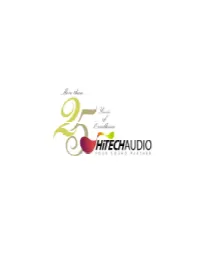 About Us  Hi‐Tech Aadioudio Ssstemsystems Pptvt