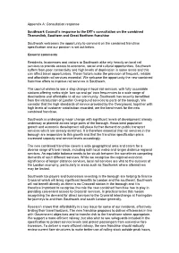 Appendix A: Consultation Response Southwark Council's Response To