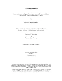 Conservation and Ecology of Bryophytes in Partially Harvested Boreal Mixed-Wood Forests of West-Central Canada