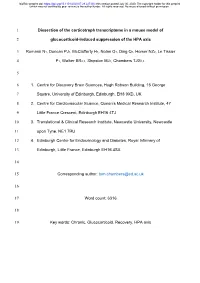 Dissection of the Corticotroph Transcriptome in a Mouse Model Of