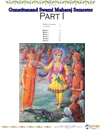 Table of Contents Aashirvād Week 1 Week 2 Week 3 Week 4 Week 5