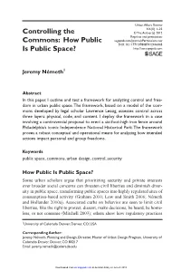 How Public Is Public Space?