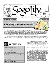 Creating a Sense of Place