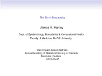 The Bio in Biostatistics