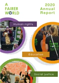 A Fairer World 2020 Annual Report