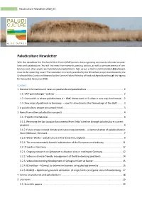 Paludiculture Newsletter 2020 03