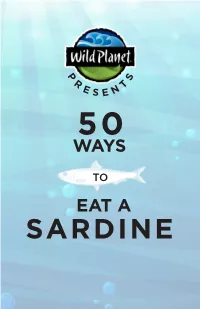 Sardine What Do You Do with a Can of Sardines?