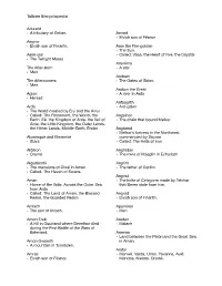 Tolkien Encyclopedia