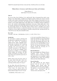 William Gibson's Neuromancer and Its Relevanceto Culture And