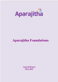 Aparajitha Foundations