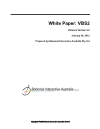 White Paper: VBS2