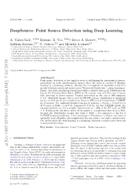 Deepsource: Point Source Detection Using Deep Learning