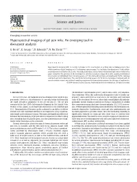 Hyperspectral Imaging of Gel Pen Inks: an Emerging Tool in Document Analysis