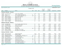 Pricing System